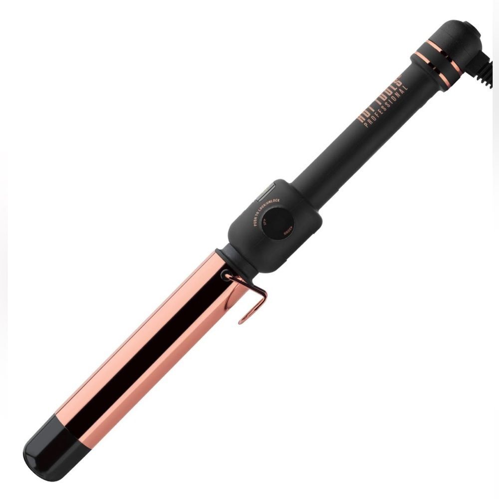 HOT TOOLS Pro Artist Rose Gold Digital Curling Iron/Wand (1-1/2 in)